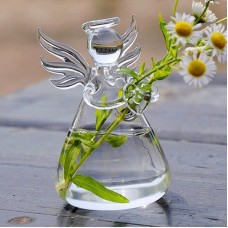 Praying Angel Vases Crystal Transparent Glass Vase Flower Containers Hydrop O2V9 191466591291  253798961616